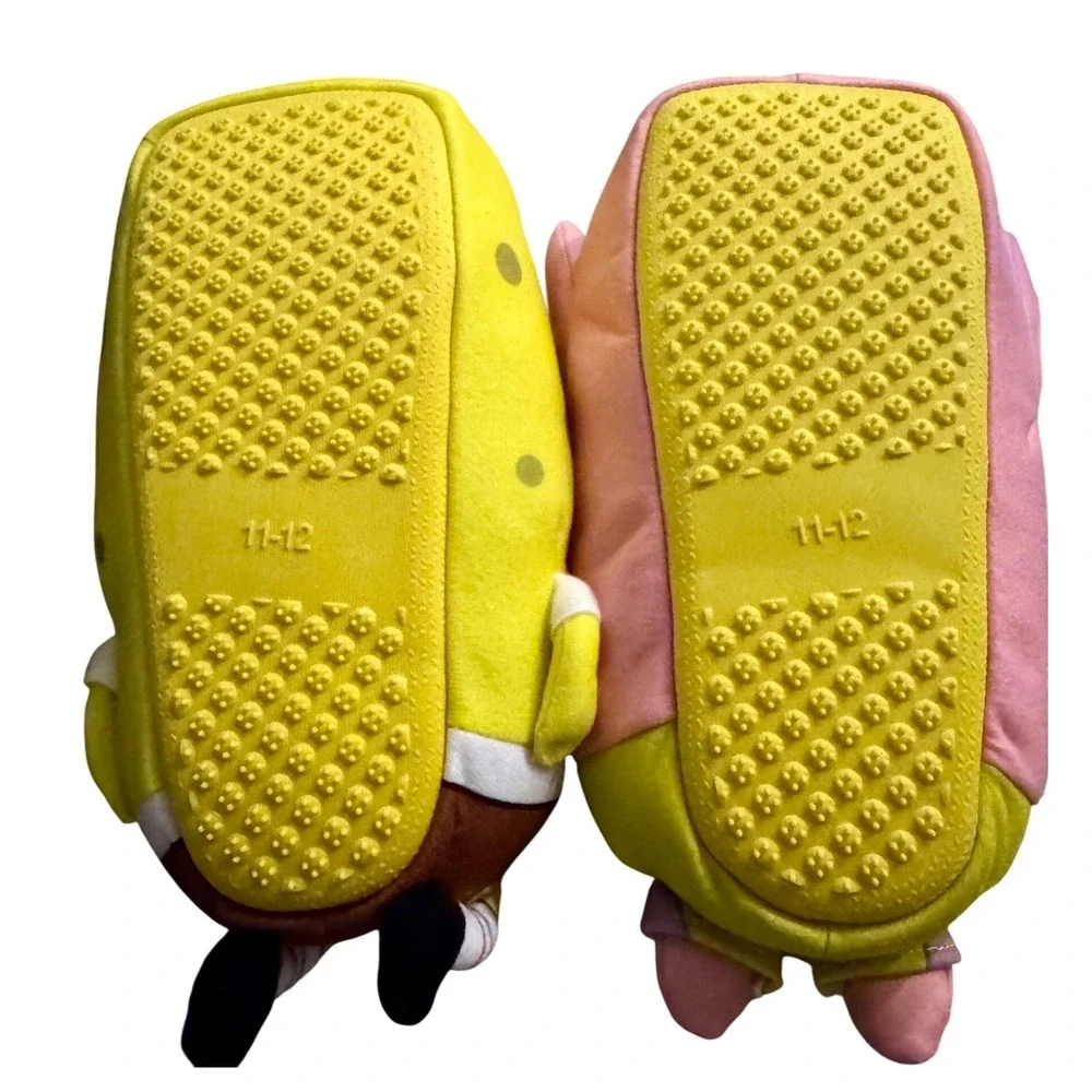 Nickelodeon Spongebob Patrick Boys Youth‎ Slippers Shoes Size 11 12